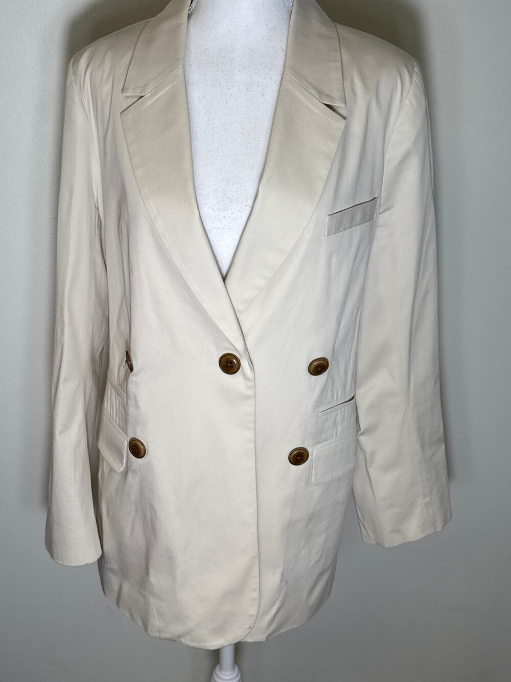Sea Light Khaki Blazer Sz L